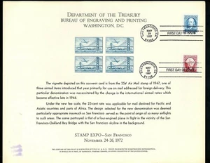 US FDC #3139a-3140a Devlin Cachet 1997 CA Pacific '97 Souvenir Card #B21 Bridge - Picture 1 of 2