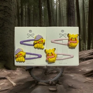 Pikachu Hair Clips - Picture 1 of 4