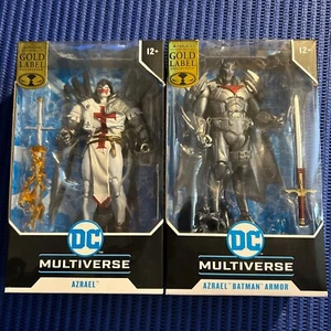 2 Stück, Azrael White Templar/Azreal Batman Rüstung, McFarlane DC Multiverse, Neu in OVP - Bild 1 von 6