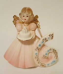 6th Birthday Angel Girl Figurine Josef Originals w/ Tag George Good Corp No Box - Picture 1 of 9