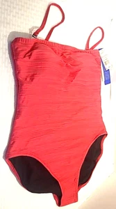 Swimsuit Ladies Womens One Piece GOTTEX Essential Size 10 NWT Raspberry - Picture 1 of 4