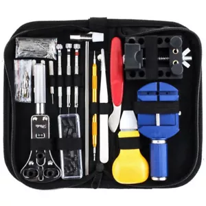 147PCS Watch Repair Tool Kit For Battery Replacement Band Link Pin Remover Tool - Picture 1 of 8