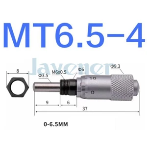 Ball Head MT6.5-4 Travel 0-6.5mm Gradient Spacing Precision Micrometer With Nut - Picture 1 of 2