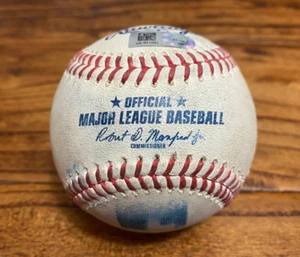 Yonathan Daza Rockies Game Used SINGLE Baseball 5/11/2022 vs Giants Hit #123 - Picture 1 of 5