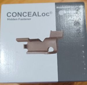 TimberTech CONCEALoc Hidden Deck Fasteners Box of 175 w/ 184 Stainless Screws 