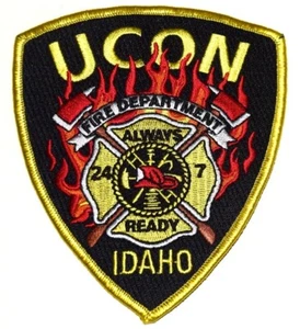 UCON - DEPARTAMENTO DE BOMBEROS - IDAHO ID Parche de Incendios EMS Rescate Seguridad Pública - Imagen 1 de 1