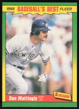 1988 Fleer Baseball's Best Sluggers vs Pitchers  #26 Don Mattingly