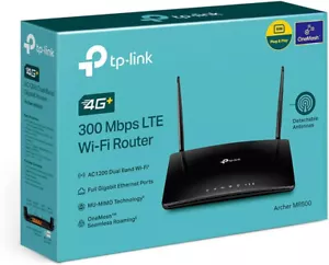 TP-Link Archer MR500 AC1200 Dual Band WI-FI LTE 4G+ Cat6  Gigabit Router - Picture 1 of 8