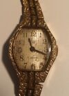 Luch Women's Wristwatch Au Gold Plated Original Ussr Rare Vintage Light Watch