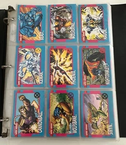 1992 X-MEN SERIES I 1 IMPEL MARVEL COMPLETE CARD SET #1-100 Jim Lee MCU - Picture 1 of 1