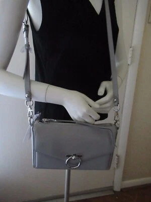 NWT Rebecca Minkoff Jean Mac Leather Perla Cross Body Bag/ Silver Tone Hardware - Image 1 of 4