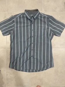 Camisa Kuhl Para Hombre M Mediana Manga Corta Botón Delantero Tema Suroeste - Imagen 1 de 6