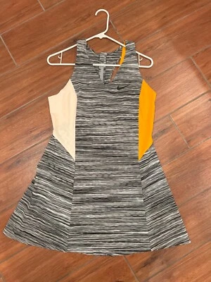 Nike tennis dress black and white with orange - Image 1 of 2