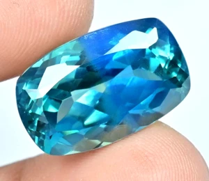 26.75 Ct Natural Greenish Neon Blue Paraiba Tourmaline Flawless Loose Gemstone - Picture 1 of 7