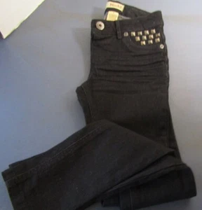 Girls Mudd Black Jeans Size 7 skinny - Picture 1 of 4