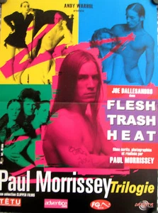 PAUL MORRISSEY TRILOGY FRENCH PETIT MOVIE POSTER ANDY WARHOL'S HEAT, TRASH FLESH - Picture 1 of 1