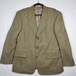 Blazer uomo 40S misto lana agnello marrone marrone giacca cappotto sportivo classico preppy - Foto 1 di 12