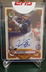 2022 Topps Gypsy Queen Vidal Brujan Tampa Bay Rays Rookie Auto Variation #06/25 - Picture 1 of 5