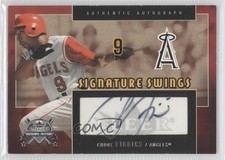 2005 Fleer National Pastime Signature Swings Chone Figgins #SS-CF Auto