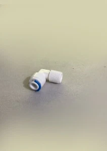 2x Steckrohr 1/4 x1/4" Außenbogen Schnellverbinder Umkehrosmose HMA Filter - Bild 1 von 1