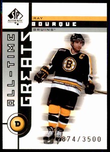 2001-02 SP Authentic Ray Bourque /3500 #92