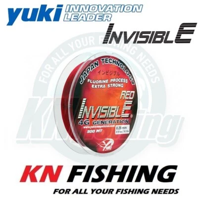 YUKI INVISIBLE Red Fishing Line Red Color Super Strong 300m 0.16mm - 0.50mm - Image 1 of 4
