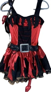 Devil Halloween Costume 2 Pitchforks XXS-S See Measurements Womens Or Teens SEXY - Picture 1 of 21