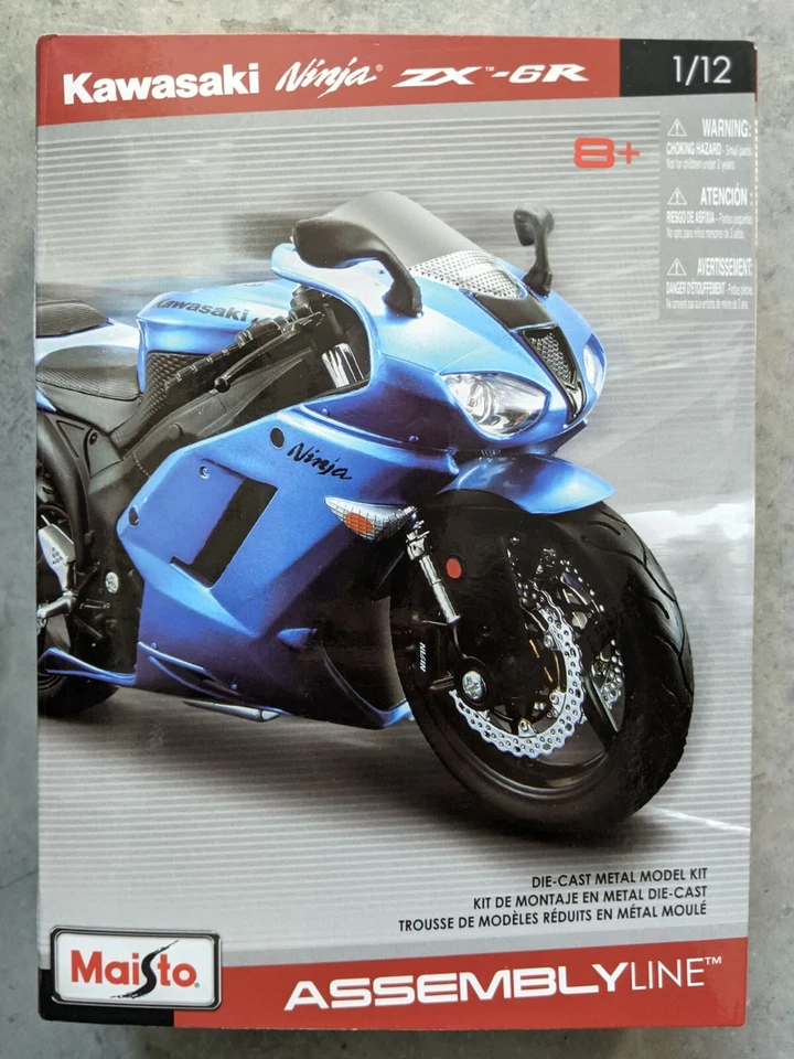 Maisto Yamaha Yz450f Assembly Line Kit Motorcycle Bike #39195 1 12