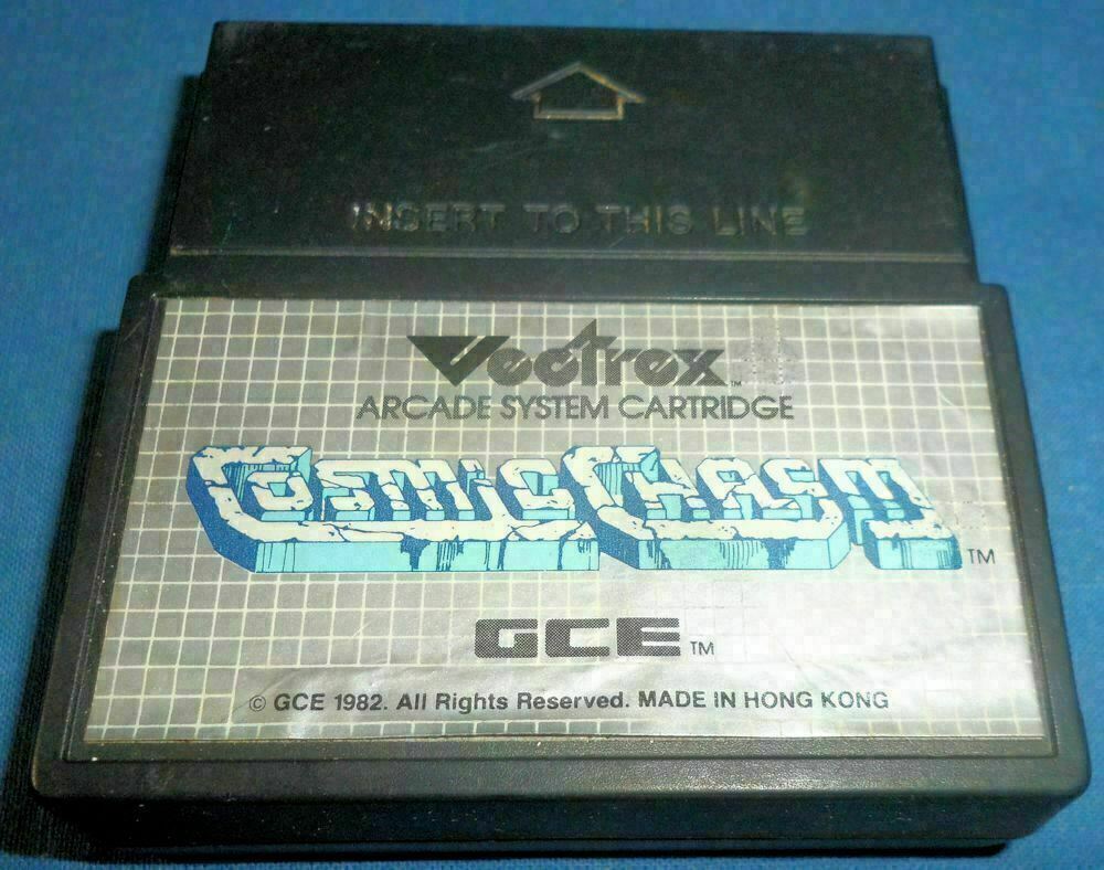 VECTREX COSMIC CHASM Game only very good condition 1982