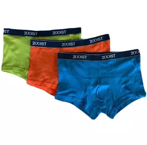 2 (X)IST, 3 Pk - Baule da uomo in cotone colorato essenziale senza spettacolo (taglia a scelta) - Foto 1 di 3