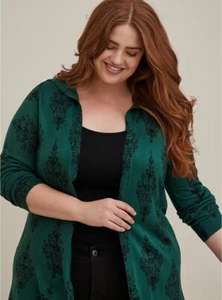 Cárdigan Torrid Disney Mansión Embrujada Suéter con Capucha Nuevo con Etiquetas Nuevo 1X - Imagen 1 de 8
