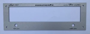 Placa frontal del panel frontal receptor Marantz 140 (placa frontal) PLATEADO ANODIZADO ¡Nuevo! - Imagen 1 de 4