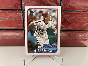 1989 MLB Topps Mike Schmidt #100 Base Card - Pulled From Sealed Set - Picture 1 of 1