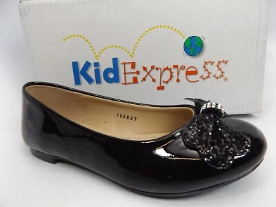 Kid Express AMILUE Patent Ballet Flats, Little Girls Girls' Shoes Size 12 M NEW - Image 1 of 4
