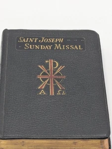 Saint Joseph Sunday Missal; 1953 Large Type Latin-English Edition - Bild 1 von 14