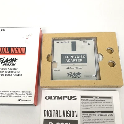 Olympus Camedia MAFP-1U Flash Path Floppy Disk Adapter SmartMedia +Box Nice! - Image 1 of 4