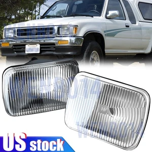 For 1986-1995 Toyota MR2 7" Square Headlight Sealed Beam Glass Housing H6054 - Picture 1 of 8