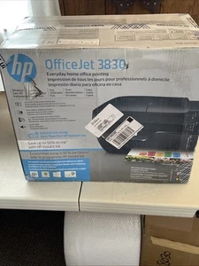 HP OfficeJet 3830 stampante wireless scansione fax copia multifunzione nuova con scatola Office Jet - Foto 1 di 6