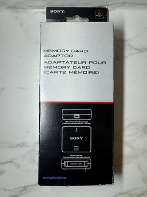 PS3 Memory Card Adapter PlayStation 3 Sony PS1 PS2 Data Transfer 98042 - Image 1 of 4
