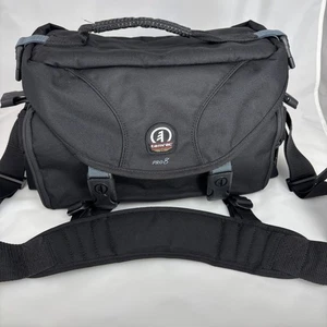 Bolso para cámara Tamrac Pro 8 correa para el hombro negro fotografía almacenamiento grande SLR DSLR - Imagen 1 de 6
