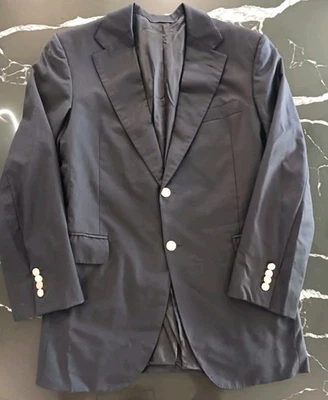 Blazer Oxxford Clothes Botón Dorado Azul Marino Para Hombre SUPER 130s Talla 39R Foto 1 de 4