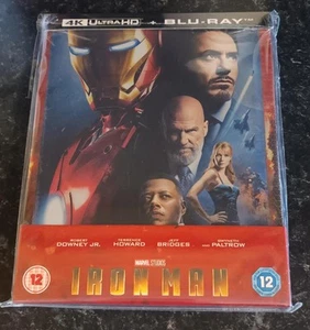 Iron Man 4K Ultra HD Blu-Ray Steelbook - Region Free - New & Sealed - Picture 1 of 2