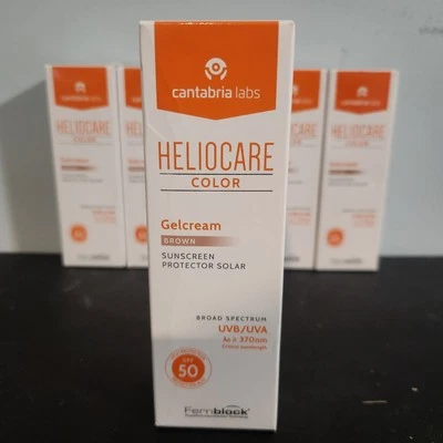 NEW Heliocare Color Gelcream Brown SPF 50 Sunscreen 50ml - Image 1 of 4