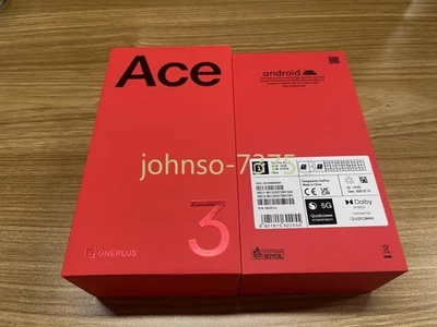 Unlocked OnePlus Ace 3 (12R) 5G Dual SIM 256/512GB 12/16GB RAM 6.78" Smartphone - Image 1 of 4