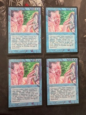 *** THE DARK 4x Psychic Allergy ***  NM Clean! - DUTY FREE MtG Magic - Image 1 of 2