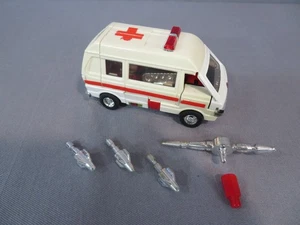 Transformers G1 "RATCHET" Red Cross Pre-Rub Variant 100% Complete Hasbro 1984 - Picture 1 of 5