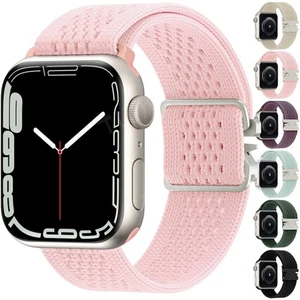 Correa de nailon para Apple Watch Ultra 2 3 Series 11 10 9 8 7 6 5 4 SE3 42-49 mm - Imagen 1 de 29