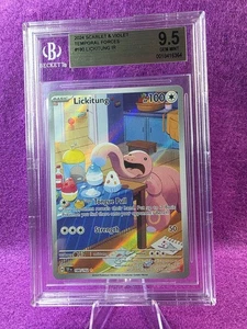 2024 POKEMON FUERZAS TEMPORALES LICKITUNG 180/162 BGS 9.5 - Imagen 1 de 2