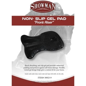 RIALZO ANTERIORE Western Sella Antiscivolo Ammortizzatore Flessibile Ventilato GEL PAD - Foto 1 di 2