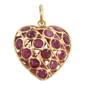 Synthetic Ruby 18K Yellow Gold 1.1g (PZ1004452) - Picture 1 of 5